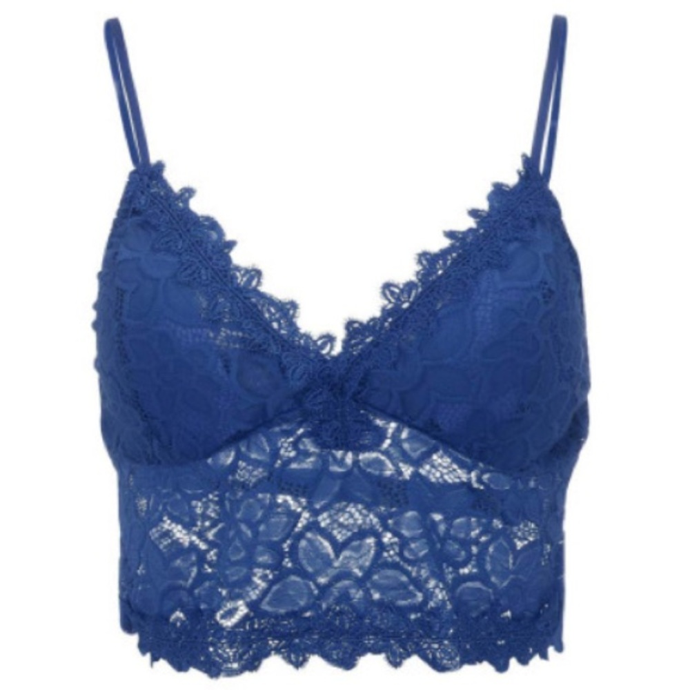 Lace Bralette Crop Top - Picture 2 of 4